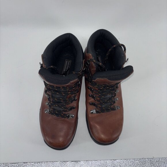 Timberland ACT Brown Leather Women's Gorge MPO Hiking Boots sz 10 Comfort - Picture 9 of 11
